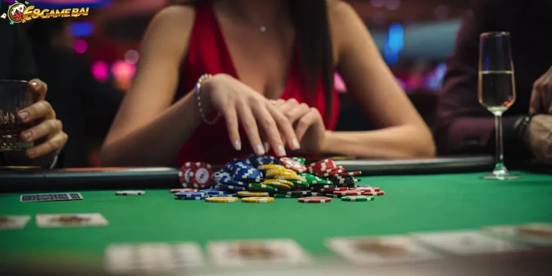 Giao diện game bài xì tố đổi thưởng hiện đại, thân thiện.