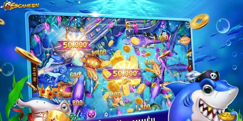 Hình ảnh giao diện chính của bắn cá nổ hũ tại 68gamebai.