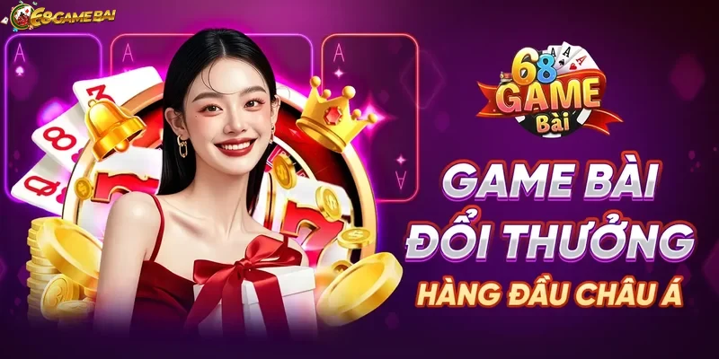 Hình ảnh giao diện hiện đại của ứng dụng 68gamebai trên điện thoại.