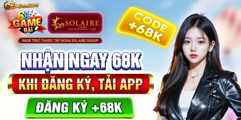Hình khuyến mãi Giftcode 68gamebai hấp dẫn cho người chơi