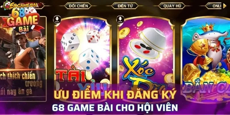 Người chơi trải nghiệm đăng ký tài khoản 68gamebai trên điện thoại